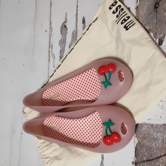 Melissa Other - Melissa Cherry flats New sz2